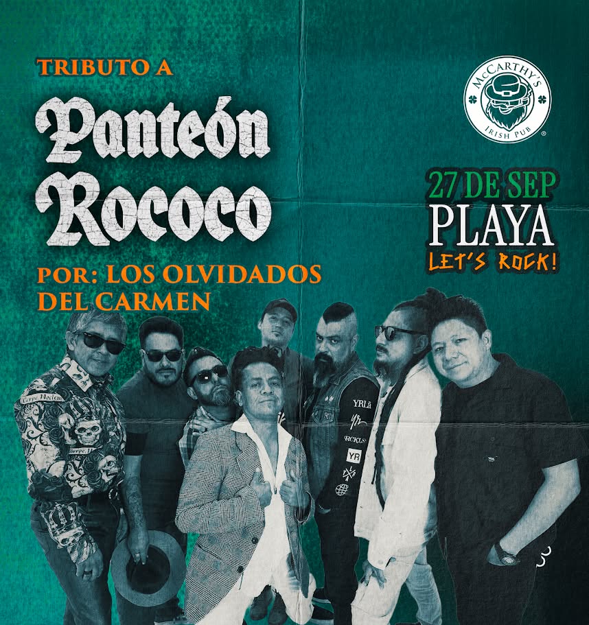 🎵 Los Olvidados del Carmen (Ska / Reggae / Punk) @ McCarthy's Irish Pub on Saturday, September 27, 2025 - Music Events Calendar 📍 Playa del Carmen