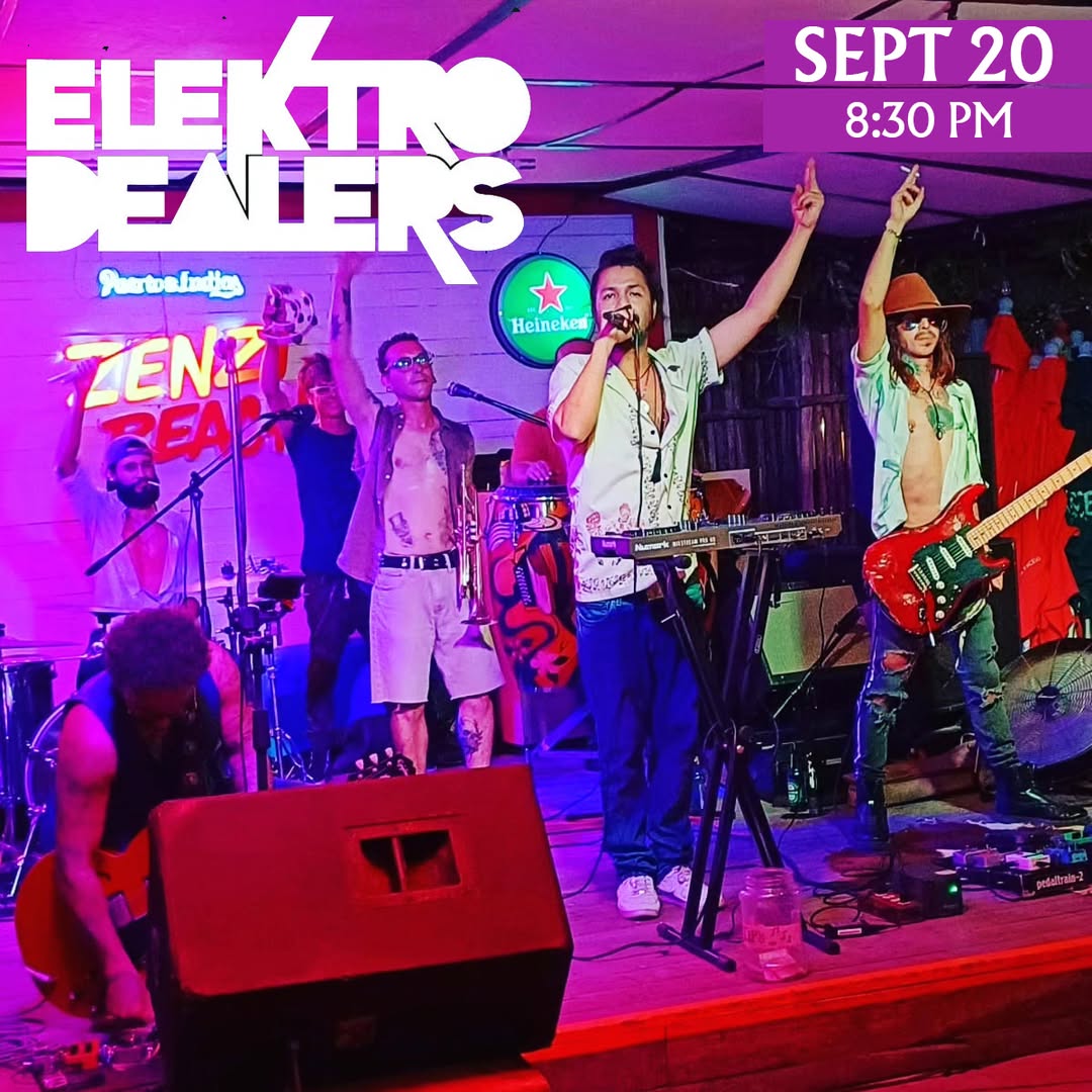 🎵 Elektrodealers (House) @ Zenzi Beach on Saturday, September 20, 2025 - Music Events Calendar 📍 Playa del Carmen