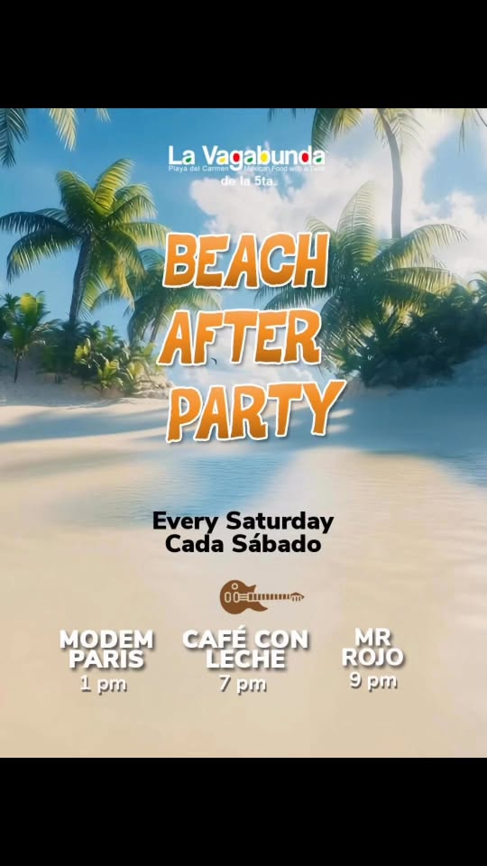 🎵 Mr Rojo (Latin Pop) @ La Vagabunda (5 Ave) on Saturday, January 17, 2026 - Music Events Calendar 📍 Playa del Carmen