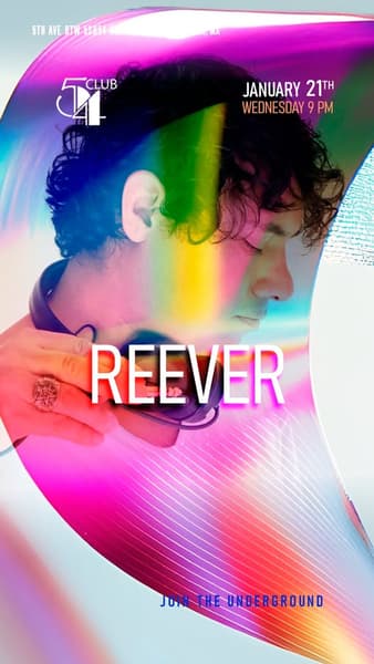 🎵 Reever (Deep House) @ Club 54 le mercredi 21 janvier 2026 - Calendrier des événements musicaux 📍 Playa del Carmen