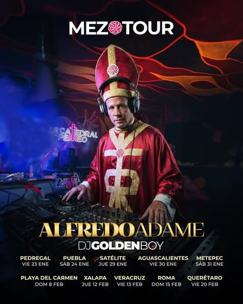 🎵 Alfredo Adame (Reggaeton) @ Mezontle on Sunday, February 8, 2026 - Music Events Calendar 📍 Playa del Carmen