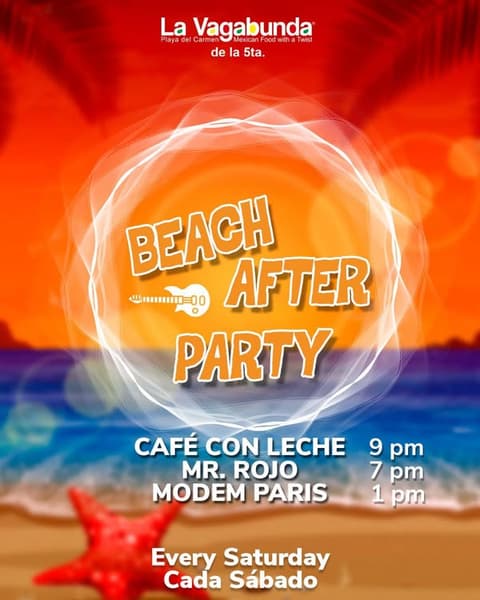 🎵 Modem Paris (Pop Rock) @ La Vagabunda (5 Ave) on Saturday, January 24, 2026 - Music Events Calendar 📍 Playa del Carmen