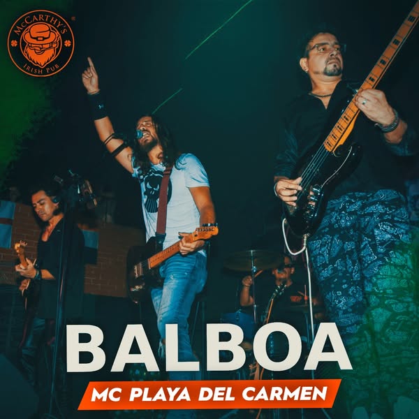 🎵 Balboa (Grunge) @ McCarthy's Irish Pub on Wednesday, February 4, 2026 - Music Events Calendar 📍 Playa del Carmen