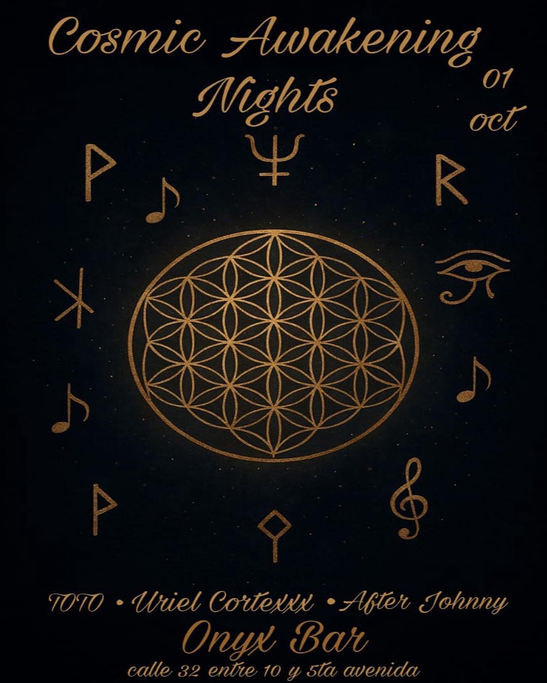 🎵 Uriel Cortez (Progressive House) @ Onyx Bar on Wednesday, October 1, 2025 - Music Events Calendar 📍 Playa del Carmen