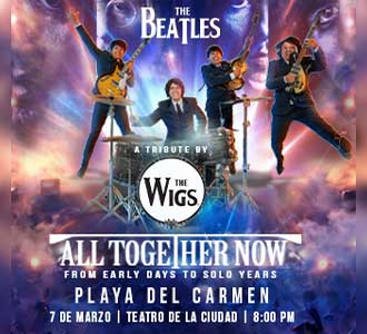 🎵 The Wigs (Classic Rock) @ Teatro de la Ciudad on Saturday, March 7, 2026 - Music Events Calendar 📍 Playa del Carmen