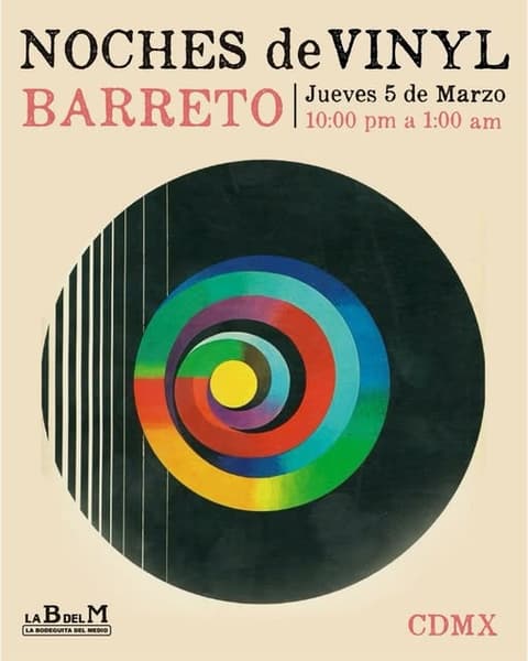 🎵 Barreto (Caribbean / Jazz) @ La Bodeguita del Medio on Thursday, March 5, 2026 - Music Events Calendar 📍 Playa del Carmen