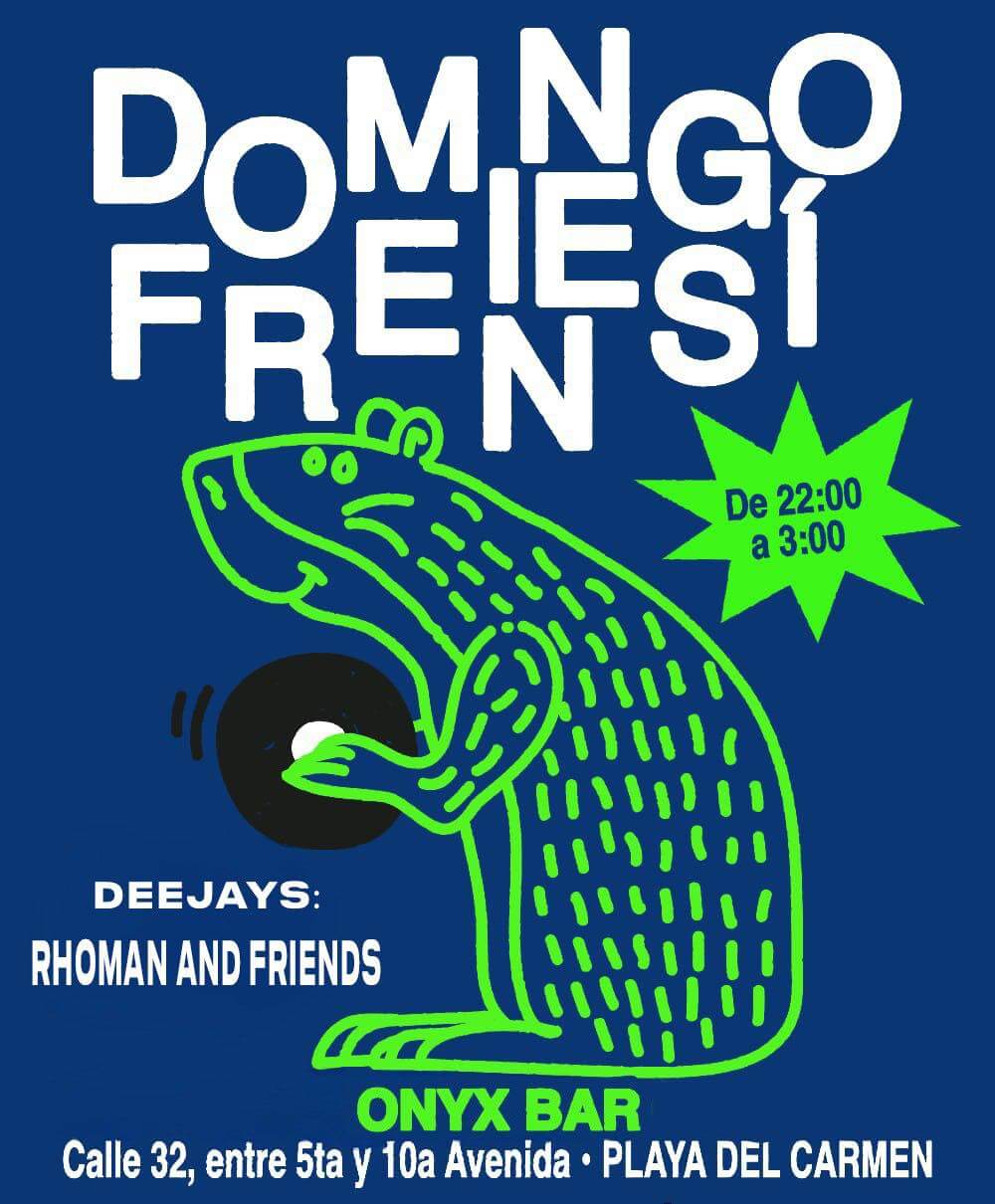 🎵 Rhoman (House) @ Onyx Bar on Sunday, October 5, 2025 - Music Events Calendar 📍 Playa del Carmen