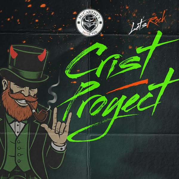 🎵 CRIST Project (Rock) @ McCarthy's Irish Pub el lunes, 9 de marzo de 2026 - Calendario de eventos musicales 📍 Playa del Carmen