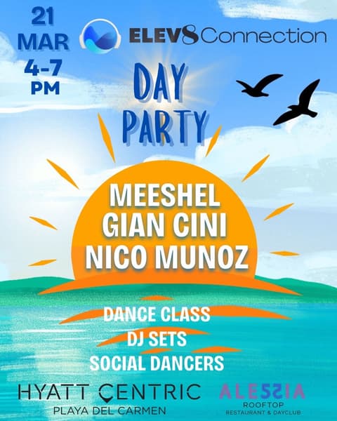 🎵 Meeshel (House) @ Alessia Rooftop on Saturday, March 21, 2026 - Music Events Calendar 📍 Playa del Carmen