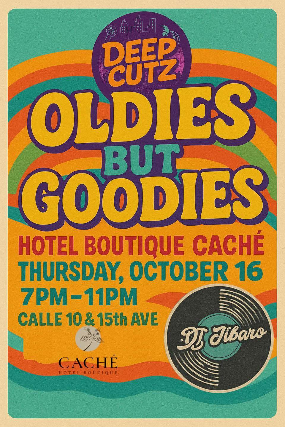 🎵 El Jibaro (Funk / Soul) @ Cache Hotel on Thursday, October 16, 2025 - Music Events Calendar 📍 Playa del Carmen