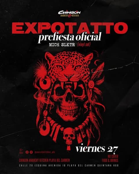 🎵 Mich Slktr (Ska / Reggae) @ Anarchy Kitchen on Friday, March 27, 2026 @ 10PM - Music Events Calendar 📍 Playa del Carmen