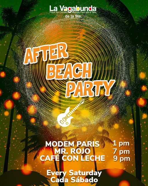 🎵 Mr Rojo (Latin Pop) @ La Vagabunda (5 Ave) on Saturday, November 8, 2025 - Music Events Calendar 📍 Playa del Carmen