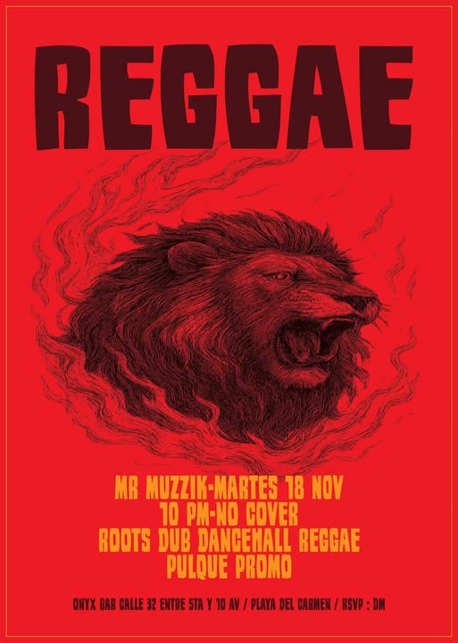 🎵 Mr Muzzik (Reggaeton) @ Onyx Bar on Tuesday, November 18, 2025 - Music Events Calendar 📍 Playa del Carmen