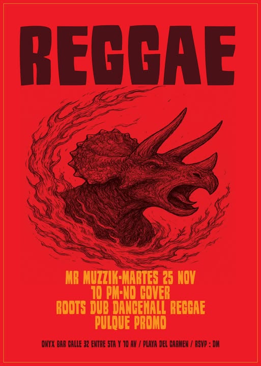 🎵 Mr Muzzik (Reggaeton) @ Onyx Bar on Tuesday, November 25, 2025 - Music Events Calendar 📍 Playa del Carmen