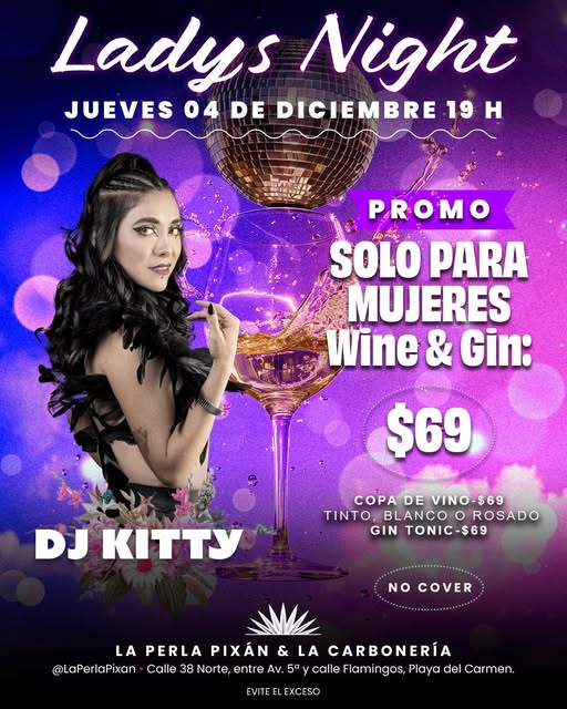 🎵 Kitty Benitz (House) @ La Perla Pixan on Thursday, December 4, 2025 - Music Events Calendar 📍 Playa del Carmen
